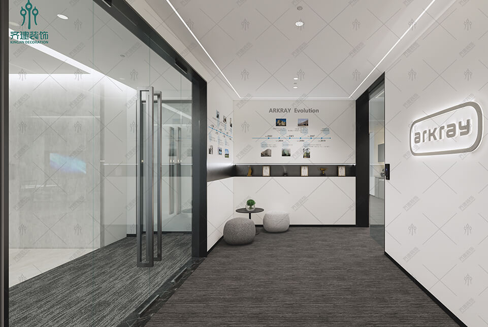 上海愛科來醫療電子辦公室裝修設計效果圖